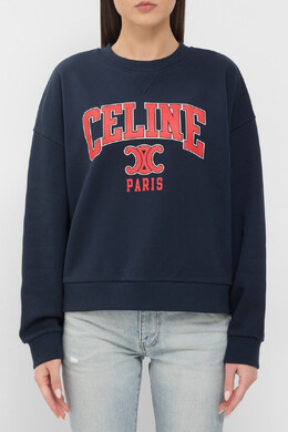 Celine: Трикотажный свитшот 