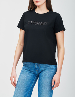 TWINSET: Чёрная футболка 