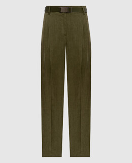 Max Mara: Зелёные брюки 