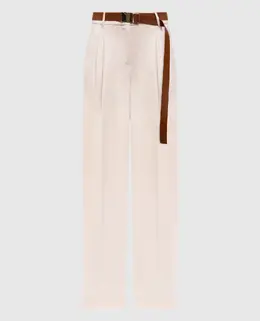 Max Mara: Бежевые брюки 