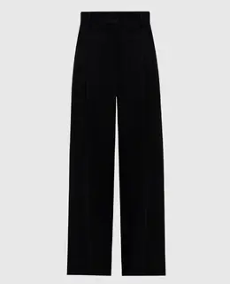 Max Mara Weekend: Чорні брюки 