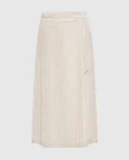 Loro Piana: Бежевая юбка 