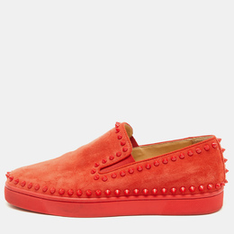Christian Louboutin: Красные мокасины 