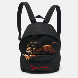 Givenchy: Чёрный рюкзак 