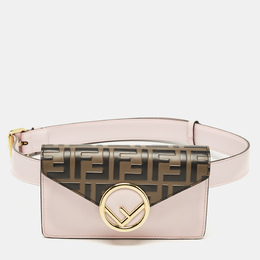Fendi: Светлая поясная сумка  Kan I F
