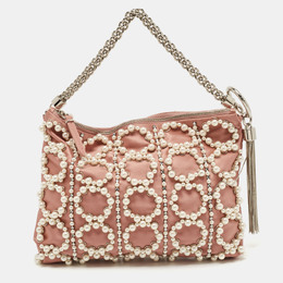 Jimmy Choo: Розовый клатч  Callie
