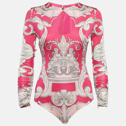 Versace: Розовый боди  Baroque