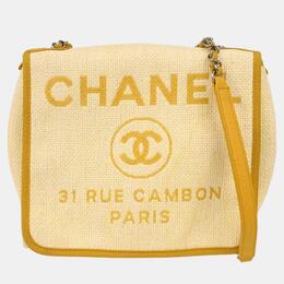 Chanel: Жёлтая сумка 