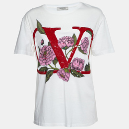Valentino: Белая футболка 