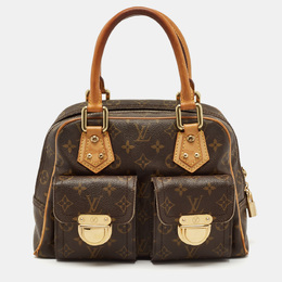 Louis Vuitton: Коричневая сумка 