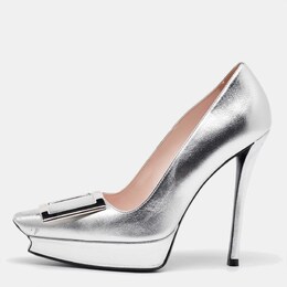 Roger Vivier: Серебристые туфли 