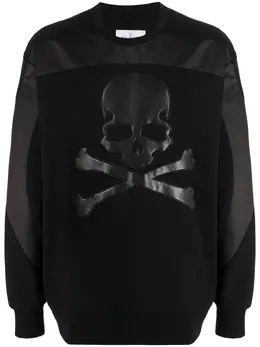 Philipp Plein: Чёрный свитшот  Skull