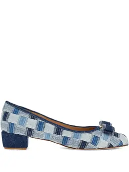 Ferragamo: Голубые туфли  Varina