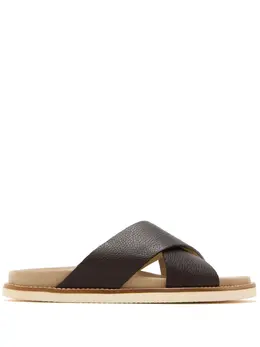 Brunello Cucinelli: Коричневые сандалии 