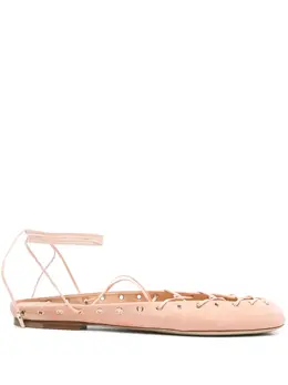 Chloé: Розовые балетки 