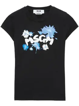MSGM: Футболка с принтом 