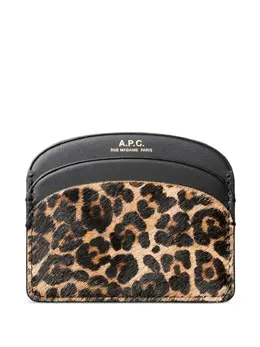A.P.C.: Коричневый картхолдер 
