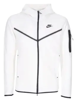 Nike: Белая толстовка  Windrunner