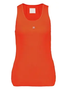 Givenchy: Оранжевая майка 