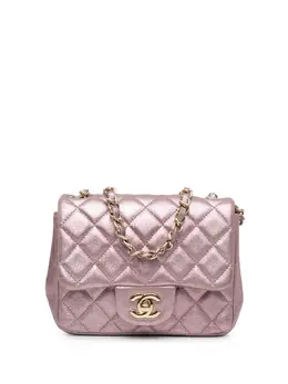 CHANEL Pre-Owned: Розовая сумка через плечо 