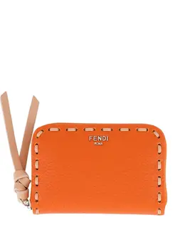 FENDI: Оранжевый кошелёк  Peekaboo