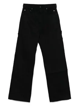 Rick Owens DRKSHDW: Чёрные джинсы 