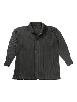 Homme Plissé Issey Miyake: Куртка с английским воротником 