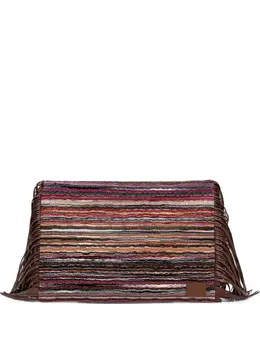 Missoni: Коричневый клатч 