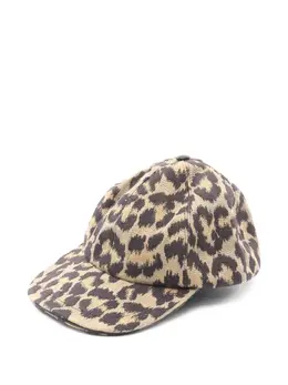 Christian Dior Pre-Owned: Кепка с леопардовым принтом 