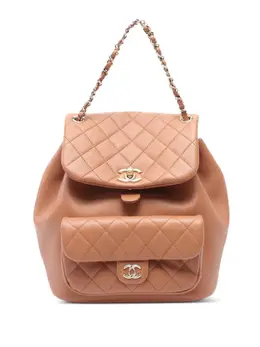 CHANEL Pre-Owned: Светлый рюкзак 