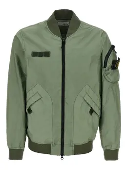 Stone Island: Зелёная куртка  Membrana