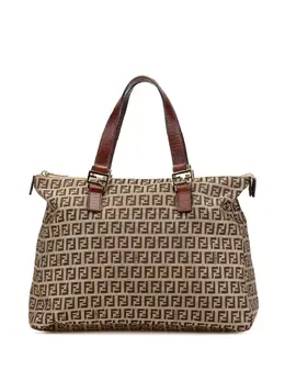 Fendi Pre-Owned: Коричневая сумка-шоппер 