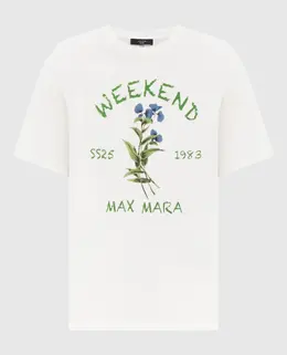 Max Mara Weekend: Білі футболки 