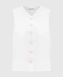 Max Mara: Белый жилет 