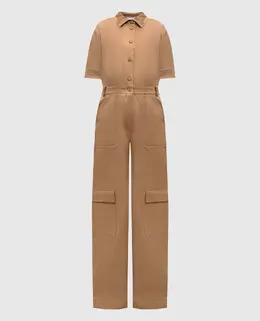Max Mara: Бежевый комбинезон 