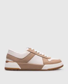 Max Mara: Бежевые кроссовки 