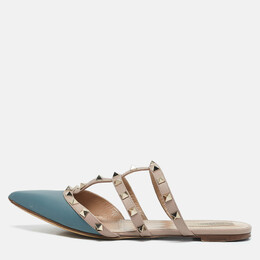 Valentino: Бежевые сабо  Rockstud