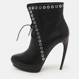 Alexander McQueen: Чёрные ботинки  Curve