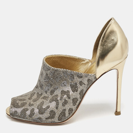 Gianvito Rossi: Серебристые босоножки 