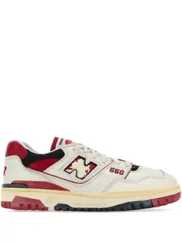 New Balance: Белые кроссовки  550