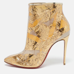 Christian Louboutin: Прозрачные ботинки 