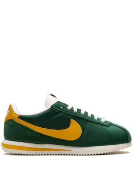 Nike: Зелёные кроссовки  Cortez