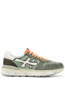 Premiata: Зелёные кроссовки  Mick