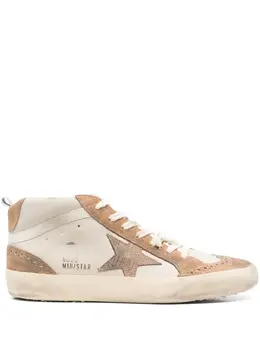 Golden Goose: Светлые кроссовки  Mid Star
