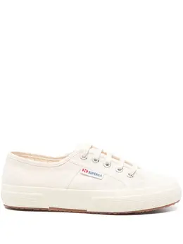 Superga: Бежевые кроссовки 