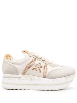 Premiata: Светлые кроссовки  Beth