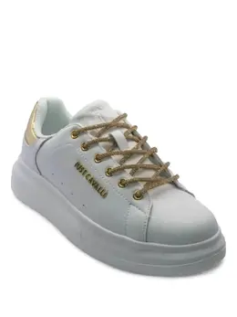 Just Cavalli: Белые кроссовки 