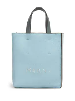 Marni: Светлая сумка-шоппер  Museo