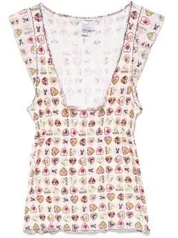 CHANEL Pre-Owned: Розовая майка 