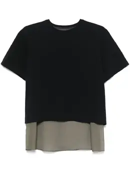 sacai: Синяя футболка 